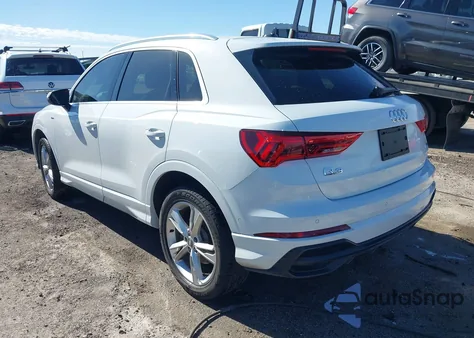 2020 Audi Q3 Prestige 45 Tfsi S Line Quattro Tiptronic z USA, uszkodzony, nr VIN WA1FECF39L1101822
